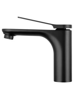 Смеситель для раковины Wonzon & Woghand WW-XH-010-MB чёрный матовый